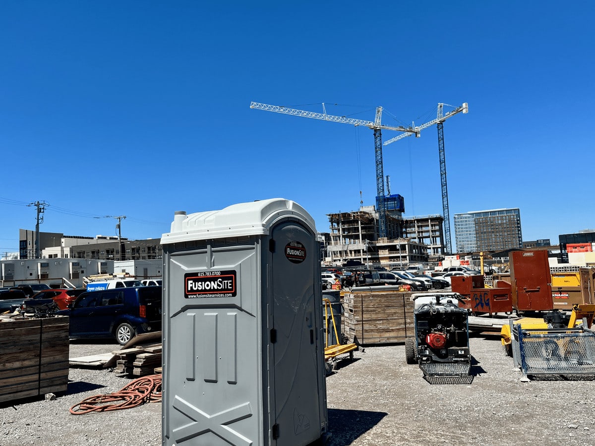 Construction Site Porta Potty Rental